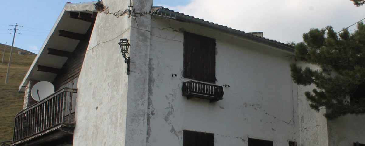 Edificio oggetto di indagini diagnostiche - Forca Canapine, Norcia (PG)